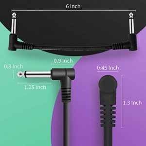 Donner 6 Inch Colored Guitar Effect, Pedal Patch Cables - Image 3