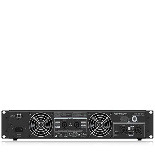 Behringer NX6000 Power Amplifier – 6000W High-Performance Sound with Ultra-Low Weight and Advanced Features
