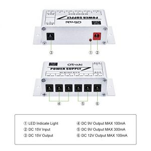 OTraki Guitar Pedal Power Supply 7 DC Output - Image 2