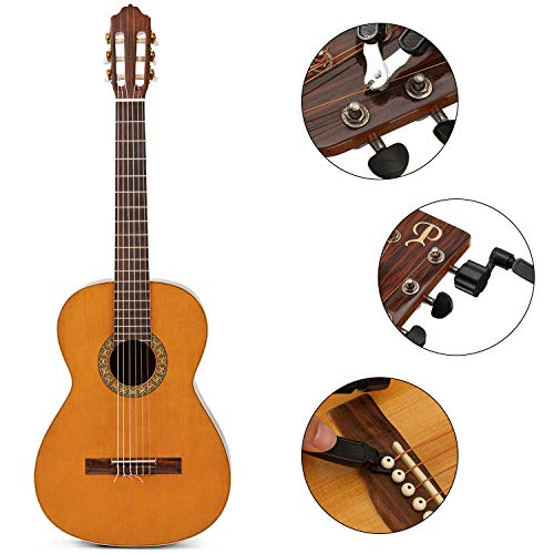 9 Pieces Guitar Accessories Kit Including 3 in 1 String Winder