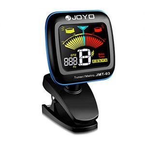 Guitar Tuner Clip on, Professional Tuner for Guitar Bass Violin Ukulele Chromatic Fast & Accurate 360 Degree Rotating Comfortable to Use