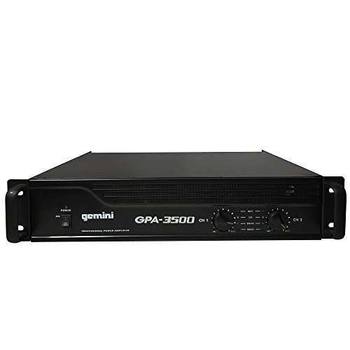 Gemini GPA-3500 3000W Professional DJ Power Amplifier