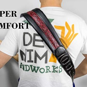 Guitar Strap Neoprene Soft 3.5in for Bass Acoustic Electric Guitar - Image 4