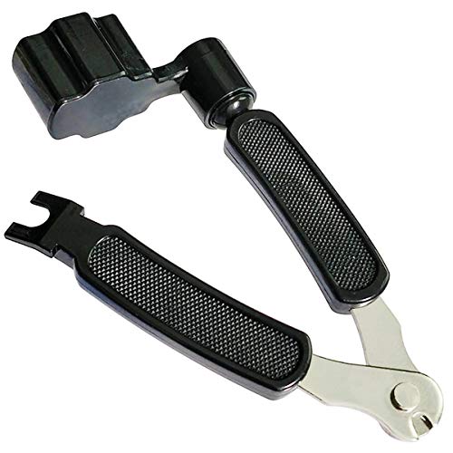 Pro-Winder Guitar String Winder and Cutter, Strings Extractor, 3 in 1 Guitar Maintenance Tool,Black