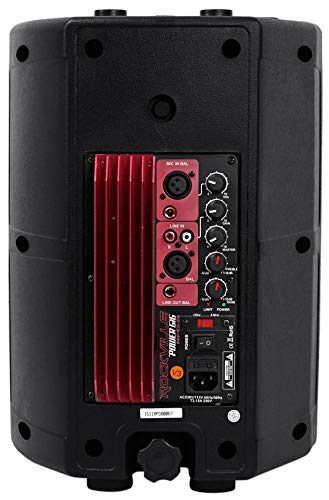 8-Inch Powered DJ PA Speaker System - Unleash 400 Watts of Dynamic Sound for Your Event!