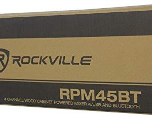 Rockville 2400w Powered, 4 Channel Mixer/Amplifier - Image 4
