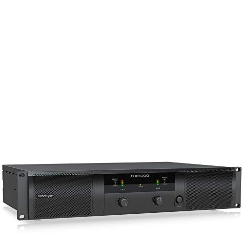 Behringer NX6000 Power Amplifier – 6000W High-Performance Sound with Ultra-Low Weight and Advanced Features