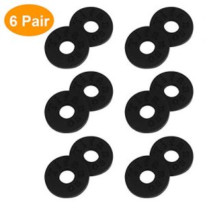 Strap Locks, Tifanso 6 Pairs Guitar Strap Locks, Premium Strap Blocks, Guitar Protector Black