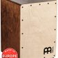 Meinl Cajon Box Drum with Internal Snares — MADE IN EUROPE — Baltic Birch Wood Compact Size, 2-YEAR WARRANTY, JC50LBNT