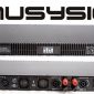 MUSYSIC Professional 2 Channel 8500 Watts D-Class 1U Power Amplifier MU-D8500