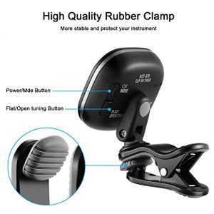 Guitar Tuner Rechargeable Clip On Tuner for Ukulele - Image 5