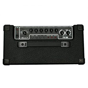 Vault Fury 30 Watt Digital Guitar Combo Amplifier with Effects & 36 Drum Patterns – AUX Input, Headphone Out, 3-Band Equalizer - Image 5