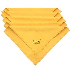 Andoer 5pcs Universal Microfiber Cleaning Polishing Polish Cloth for Musical Instrument Guitar Violin Piano Clarinet Trumpet Sax Product Name Product Name