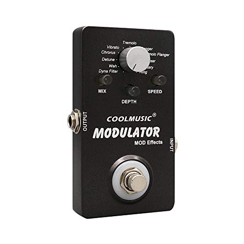 Coolmusic A-ME01 Modulator Multi Pedal | 11 Dynamic Effects for Guitarists