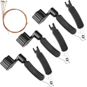 Eison Guitar String Winder Guitar Cutter and Bridge Pin Puller 3 in 1 Guitar Repair Tool Musical Instrument Accessories for Electric & Acoustic Guitar Ukulele Banjo Mandolin Bass 3Pack