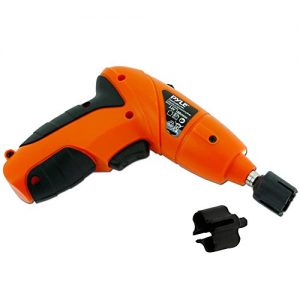 Wireless Electric Guitar String Winder - Universal Instrument String Winder Guitar Drill w/Built-in Powered Rechargeable Battery & LED Lights, Compatible w/Virtually All Brand Models - Pyle PCBLWN41
