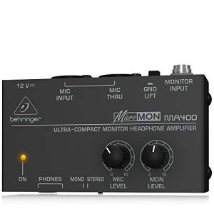 Behringer MicroMON Ultra-Compact Monitor, Headphone Amplifier - Image 5