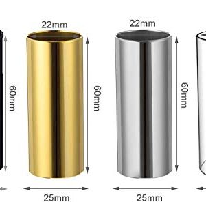 24 Pieces Medium Guitar Slides kits，4 Pieces Medium Guitar Slides - Image 3