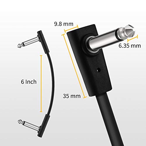 Donner Flat Patch Cables for Guitar Effect Pedal