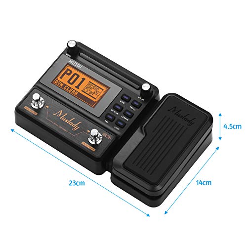 Pedal,Guitar Multi-effects Processor,Muslady Electric Guitar