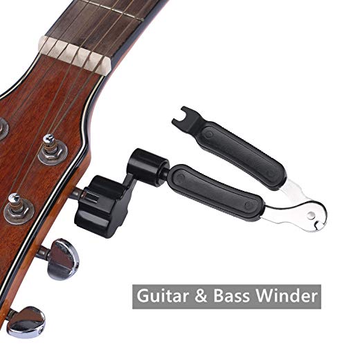 MOREYES Guitar String Winder Cutter and Bridge Pin Puller