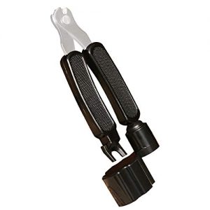 MaiKeEr 2 Pcs Black and Orange Guitar String Winder Cutter and Bridge - Image 4