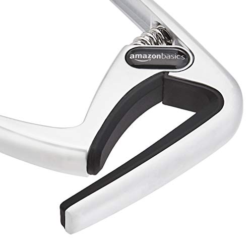 AmazonBasics Zinc Alloy Guitar Capo for Acoustic and Electric Guitar
