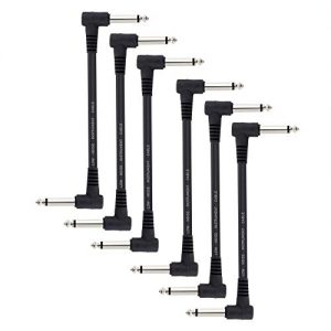 Guitar Effect Pedal Cables 6 Inch -1/4 Instrument Cables - Image 2