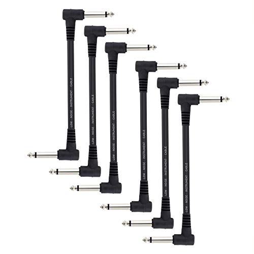Guitar Effect Pedal Cables 6 Inch -1/4 Instrument Cables
