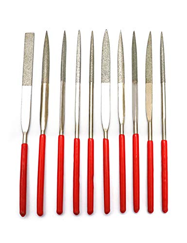 Holmer Needle Guitar Fret Nut Saddle Files Guitar Repair Luthier Tool Set of 10Pcs.