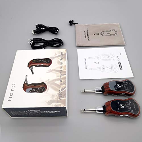 Wireless Guitar System, UHF Rechargeable Digital Guitar