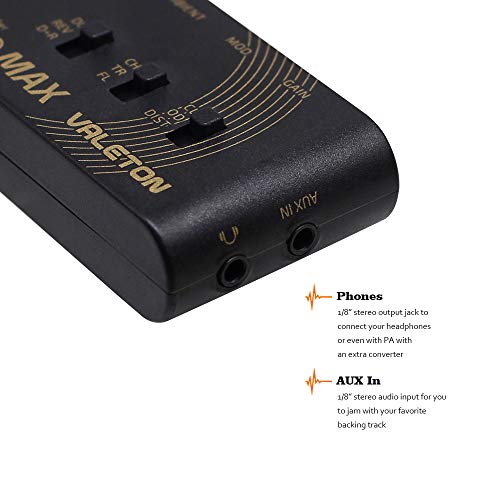 Valeton Rushead Max, USB Chargable Portable Pocket Guitar