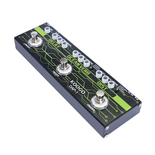 Koogo Guitar Multi Effect Pedal Delay Reverb Distortion