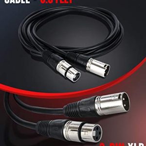 Vogek Studio Headphones with 6.6ft XLR Cable - Exceptional Sound for DJ, Electric Drum, Piano, Guitar AMP - Image 4