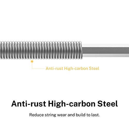Donner Electric Guitar String Nickel, Wound High Carbon Hex Steel