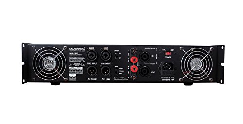 MUSYSIC Professional 2 Channel, 7000 Watts DJ PA Power Amplifier