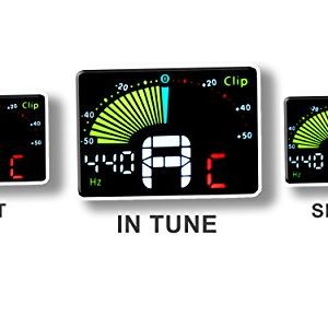 Real Tuner - Chromatic Clip-on Tuner for Guitar, Bass, Violin, Ukulele - Image 3