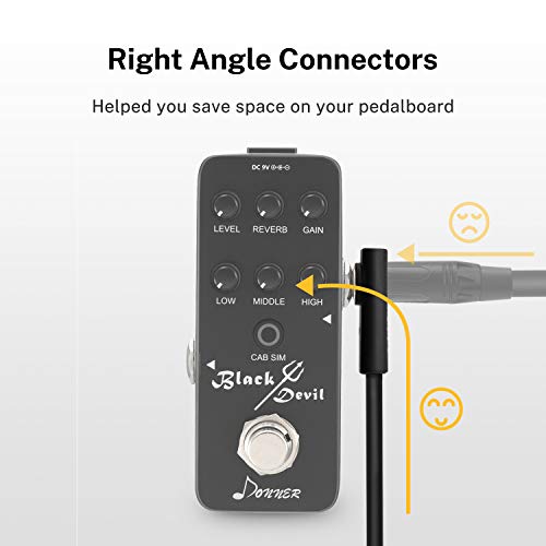 Donner Flat Patch Cables for Guitar Effect Pedal
