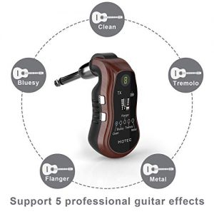 Wireless Guitar System, UHF Rechargeable Digital Guitar - Image 3
