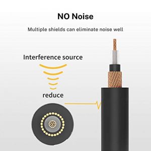 Donner 12 Inch Guitar Effect Pedal Patch Cables Black - Image 4