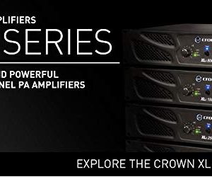 Crown XLi800 300-Watt Power Amplifier – Superior Flexibility & Cooling for Professional Audio Systems - Image 2
