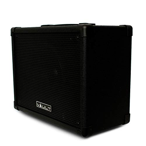 Vault Fury 30 Watt Digital Guitar Combo Amplifier with Effects & 36 Drum Patterns – AUX Input, Headphone Out, 3-Band Equalizer
