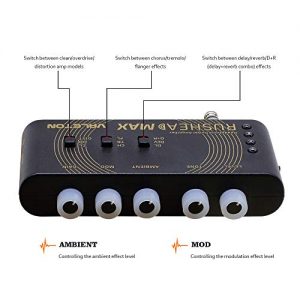 Valeton Rushead Max, USB Chargable Portable Pocket Guitar - Image 5