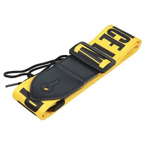 GOKKO AUDIO Guitar Strap POLICE LINE Nylon Leather - Image 2