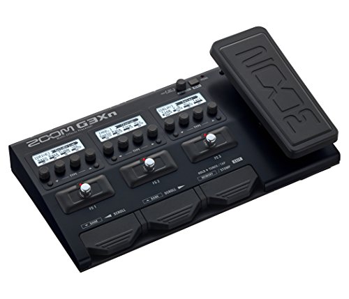 Zoom G3Xn Guitar Multi-Effects Processor with Expression Pedal, With 70+ Built-in Effects, Amp Modeling, Stereo Effects, Looper, Rhythm Section, Tuner
