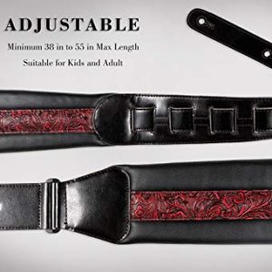 Guitar Strap Neoprene Soft 3.5in for Bass Acoustic Electric Guitar - Image 3
