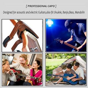 Guita Capo for Acoustic Electric Bass Guitars or Ukulele - Image 5