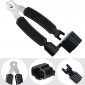 Pro Guitar String Winder Cutter 3 In 1 Bridge Pin Puller Tool (Black)