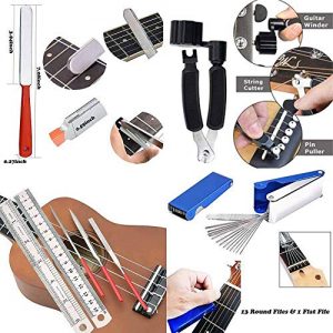 50 Pcs Guitar Tool Repair Setup Kit, Maintenance String Winder Accessories - Image 3