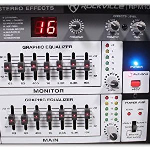 Rockville 12 Channel 4800w Powered Mixer - Image 6